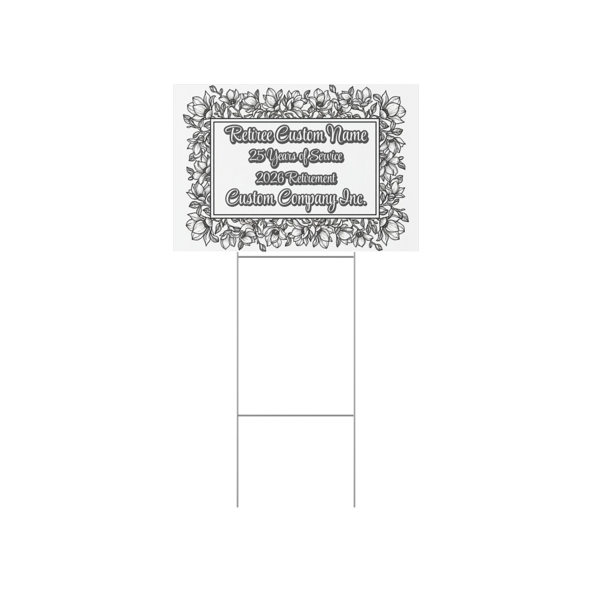Retiree Custom Name 25 Years of Service 2022 Retirement product type