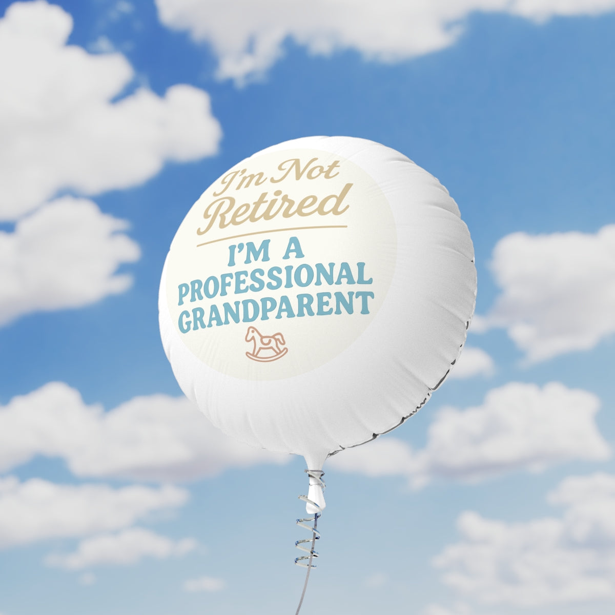 I'm Not Retired I'm Professional Grandparent | Perfect retirement gift | This can be personalized Mylar Ballons 11in or 22in - Retiree Gifts Retirement Party