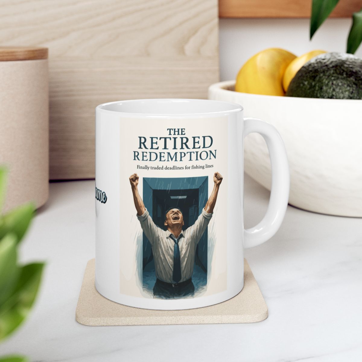 The Retired Redemption | Finally traded deadlines | Personalized Microwavable Ceramic Mugs 11oz 15oz 20oz - Retiree Gifts Retirement Party