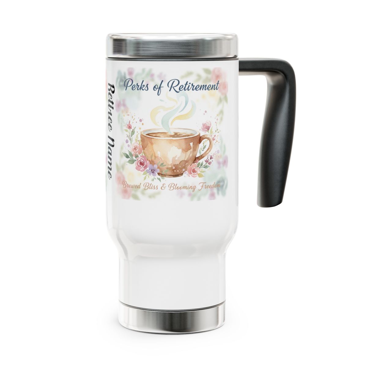 Perks of Retirement Travel Mug for Coffee Lovers