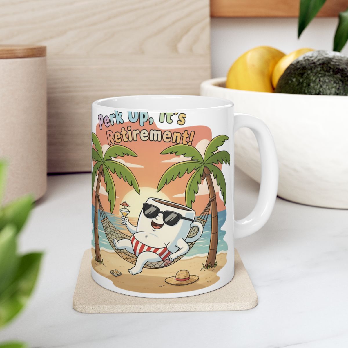 Perk Up It's Retirement Coffee Mug for a Relaxed Break