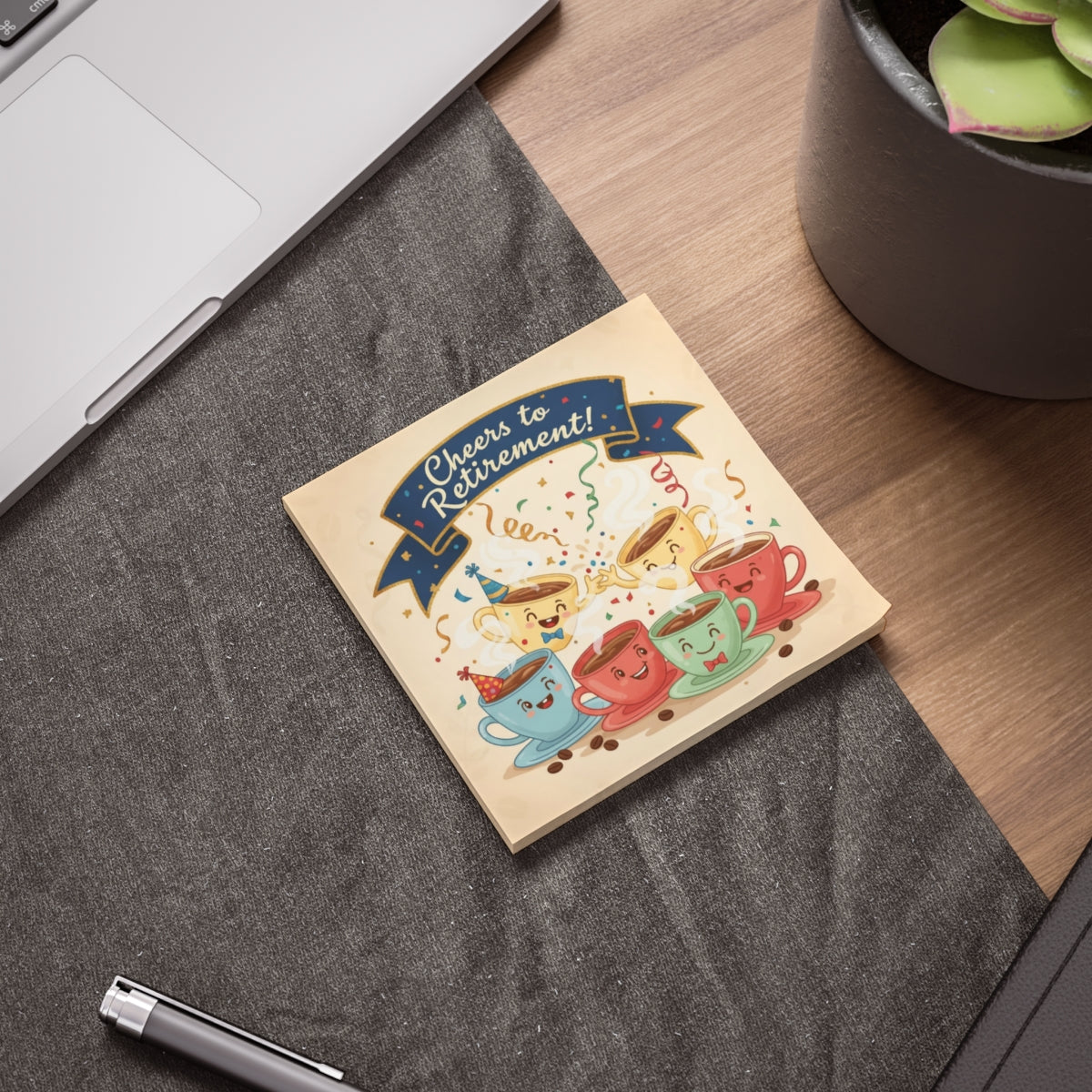 Cheers to Retirement Funny Celebration Gift design