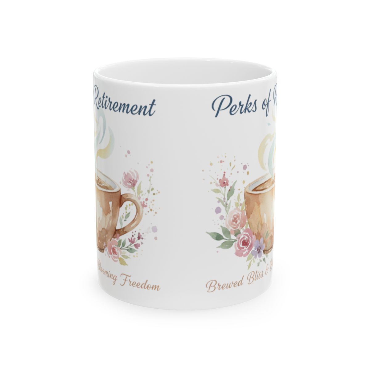 Perks of Retirement Brewed Bliss Coffee Mug