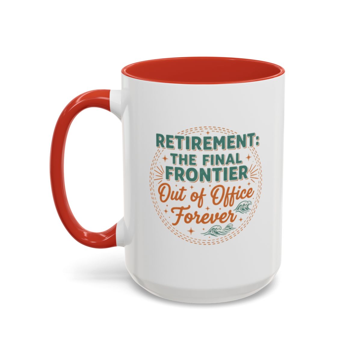 RETIREMENT THE FINAL FRONTIER | Out of Office Forever Gold Silver Black or Access Mugs - Retiree Gifts Retirement Party