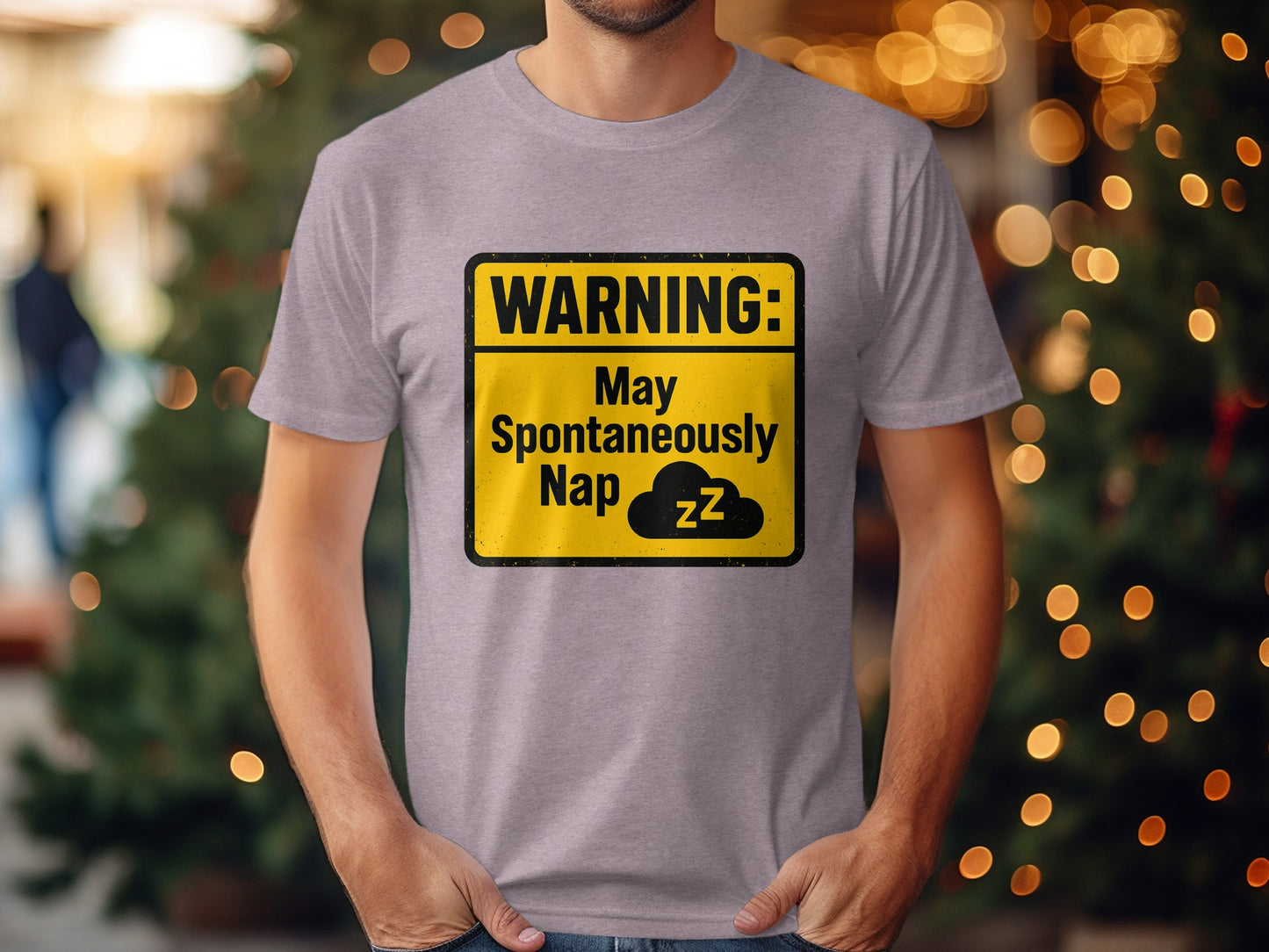 Warning May Spontaneously Nap Funny | A Caution | Retirement Personalized Soft Color Bella T-Shirts - Retiree Gifts Retirement Party