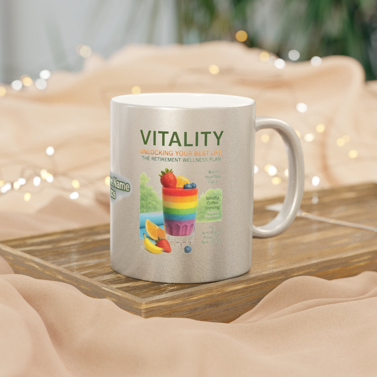 Vibrant Vitality Design Inspirational Coffee Mug