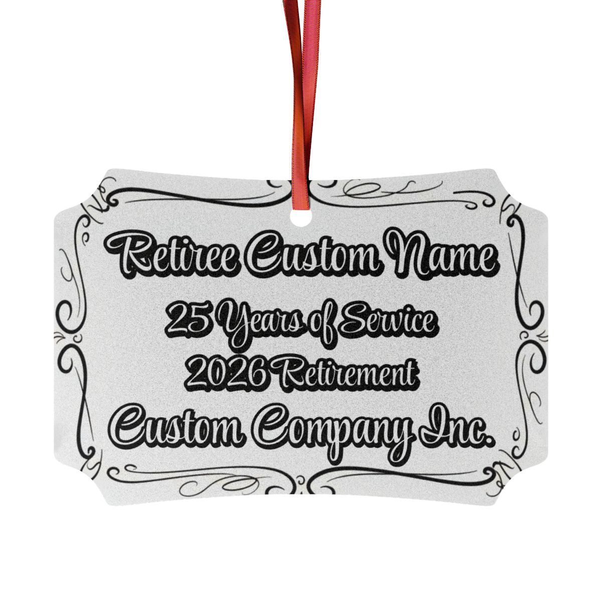 Retiree Custom Name 25 Years of Service 2026 Retirement Gift