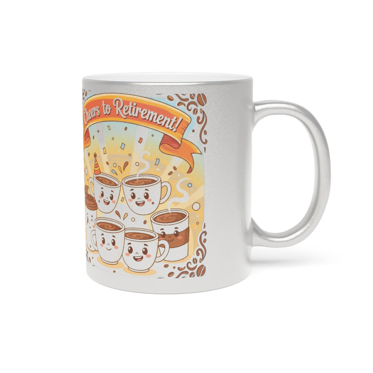Cheerful Cheers to Retirement Coffee Mug product