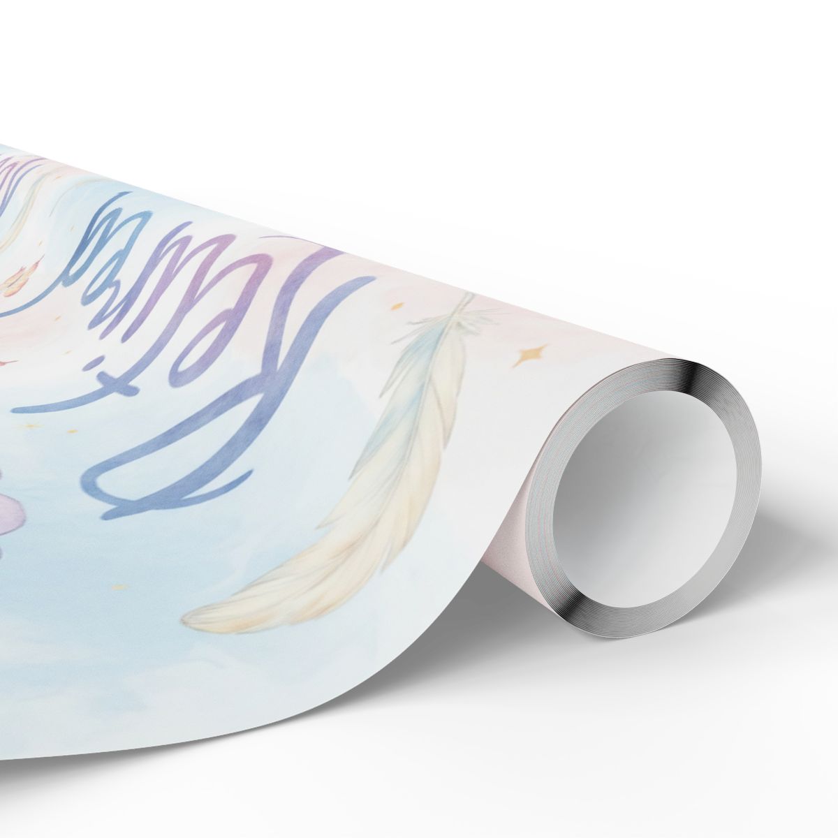 Magical Unicorn and Feathers Wall Poster