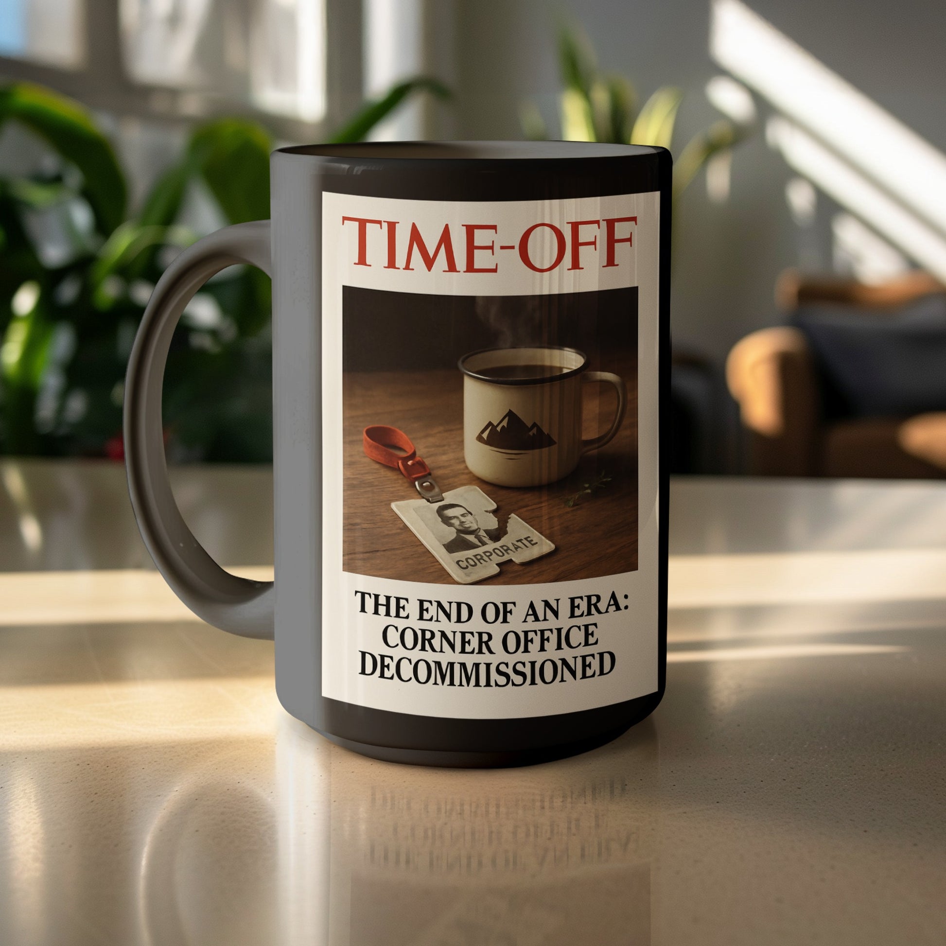 End of an Era Corner Office Decommissioned Mug