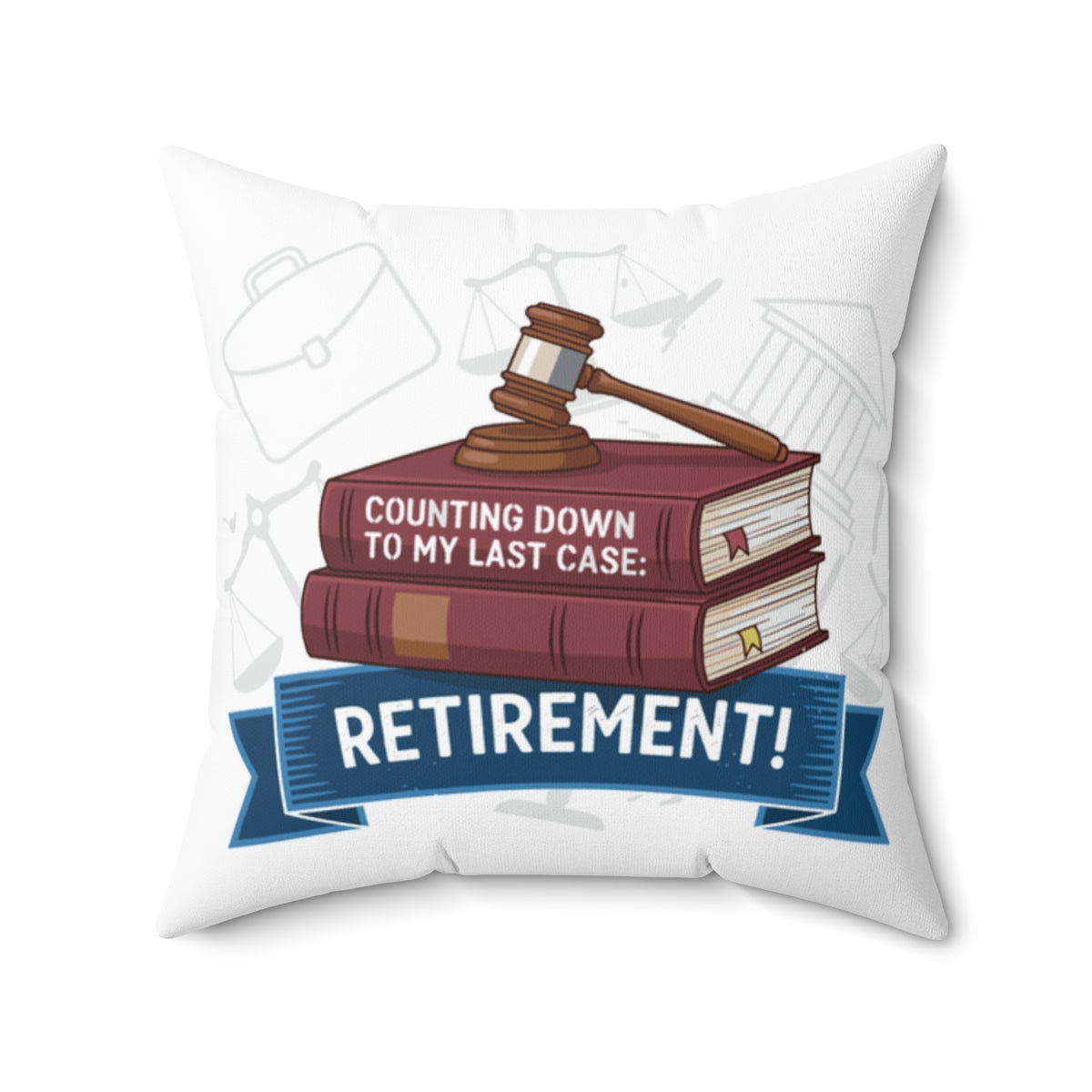 Counting Down Last Case Retirement Retirement Pillows & Pillow Cases - Retiree Gifts Retirement Party