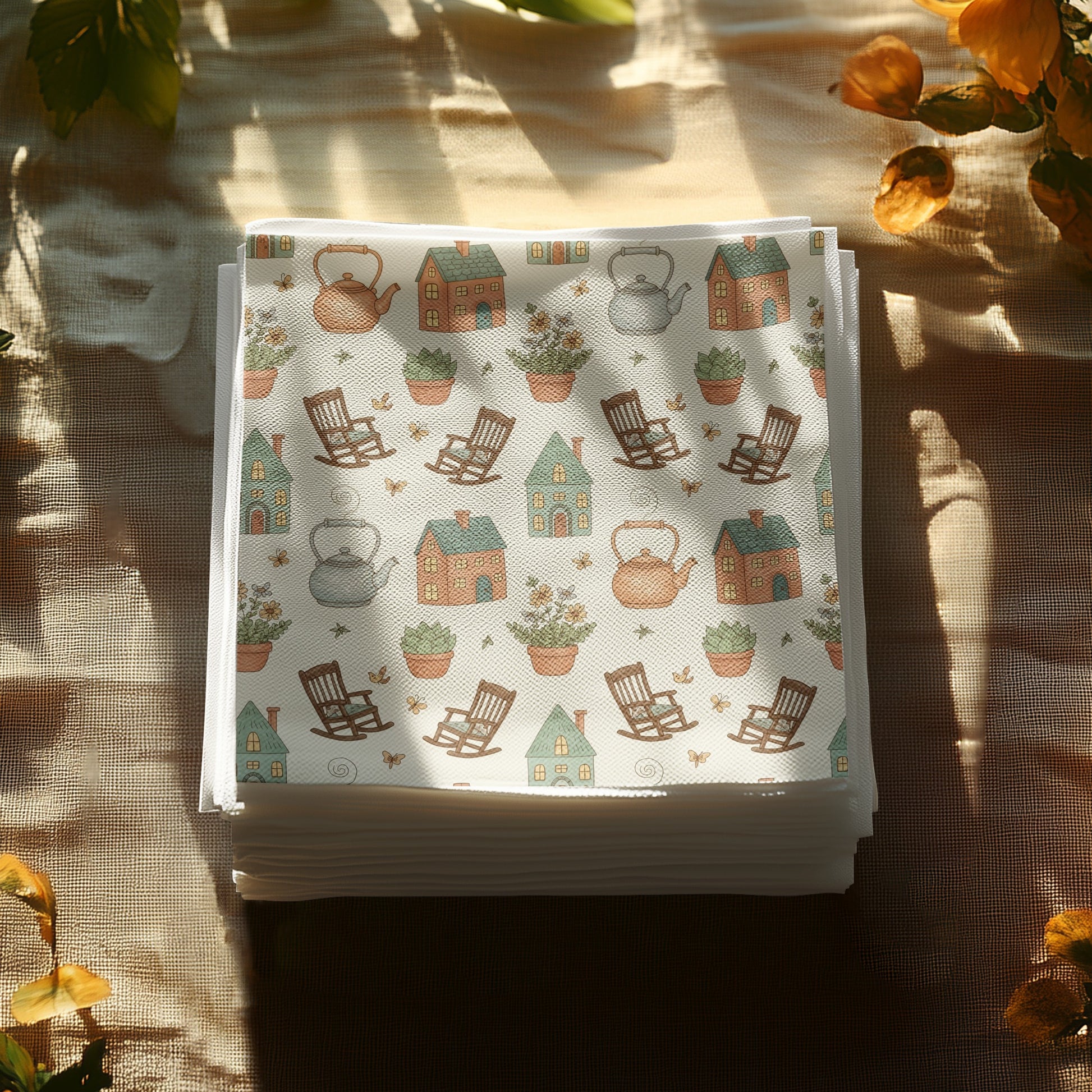 Vintage House Garden and Tea Time Napkins