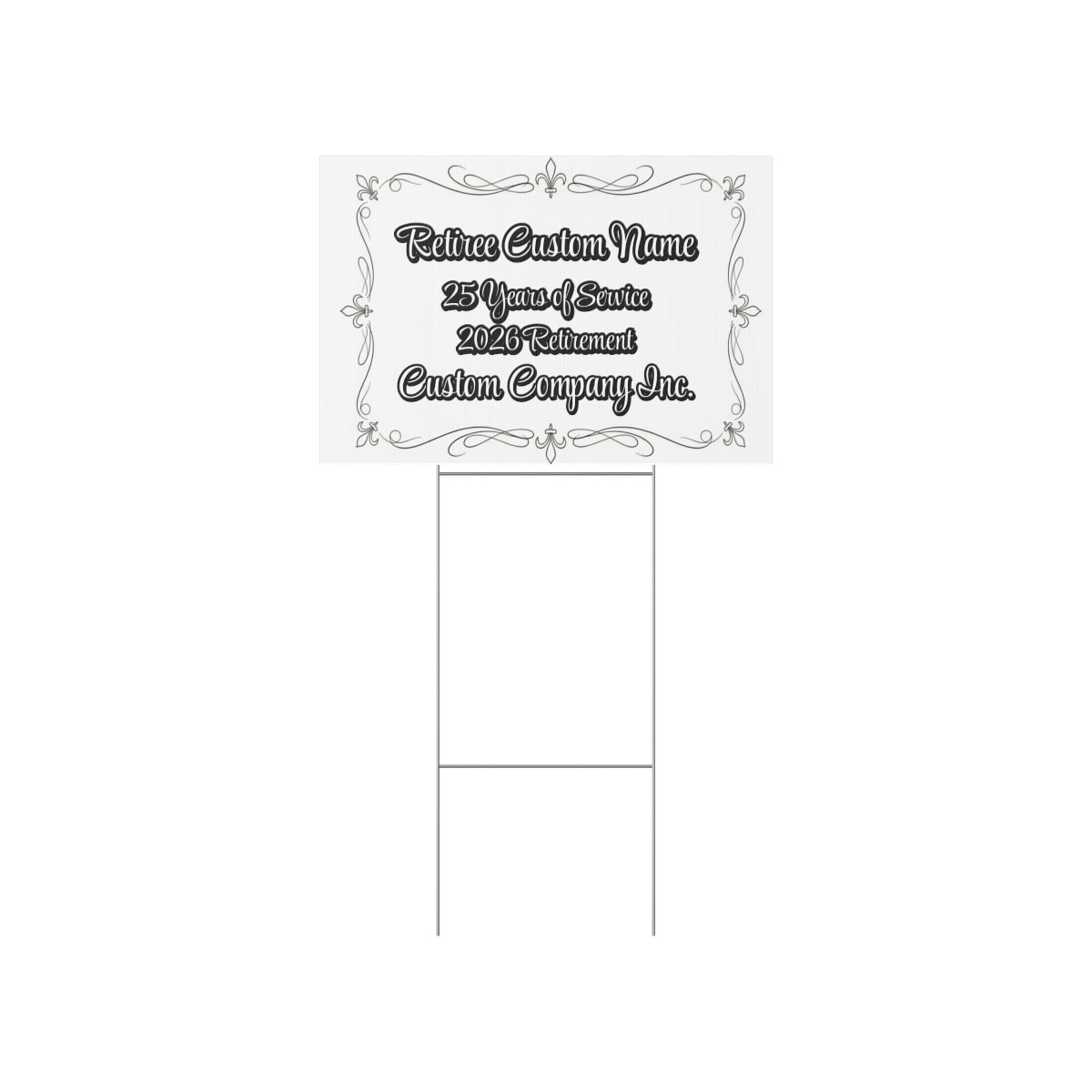 Retiree Custom Name 2023 Retirement Celebration Sign product