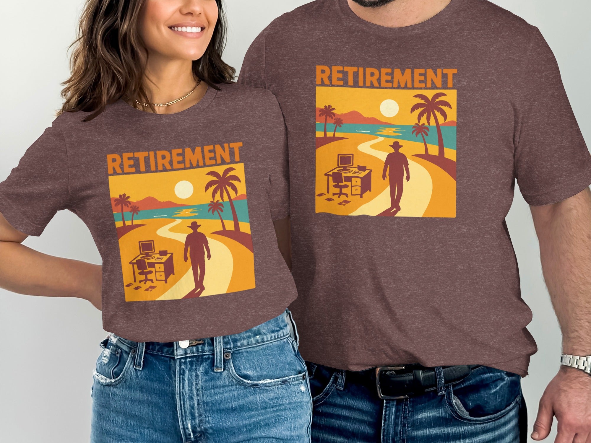 RETIREMENT | Prepare for Your Next Journey | Dark Heaterh Color Bella T-Shirts - Retiree Gifts Retirement Party