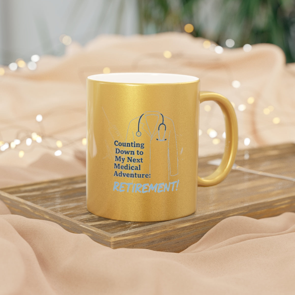 Counting Down to My Next Medical Adventure | Retirement Mugs - Retiree Gifts Retirement Party