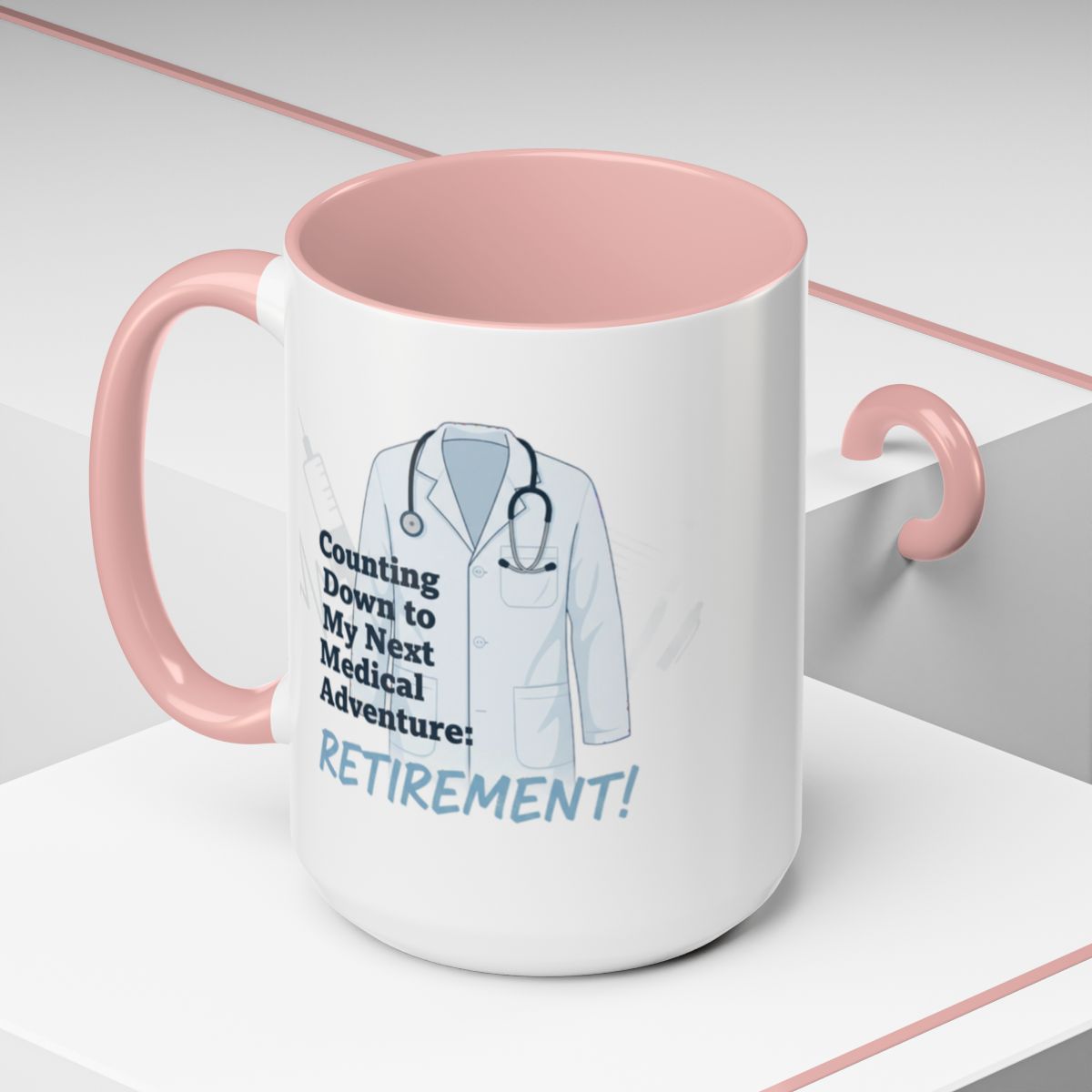 Counting Down to My Next Medical Adventure | Retirement Mugs - Retiree Gifts Retirement Party