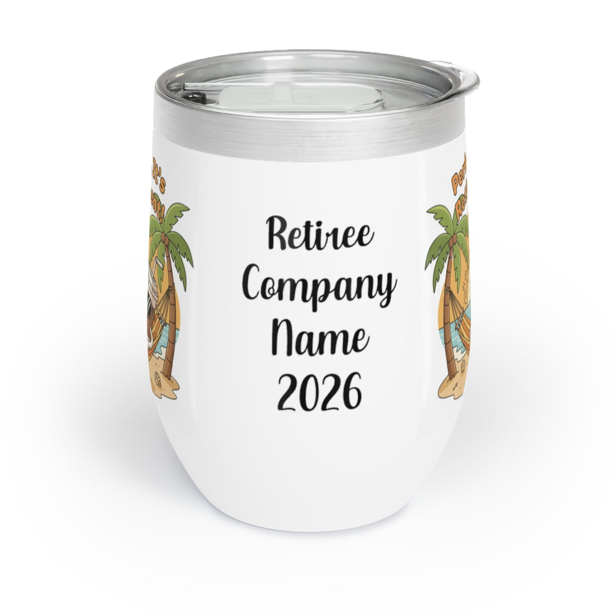 Custom Retiree Company Name 2026 Travel Mug Gift