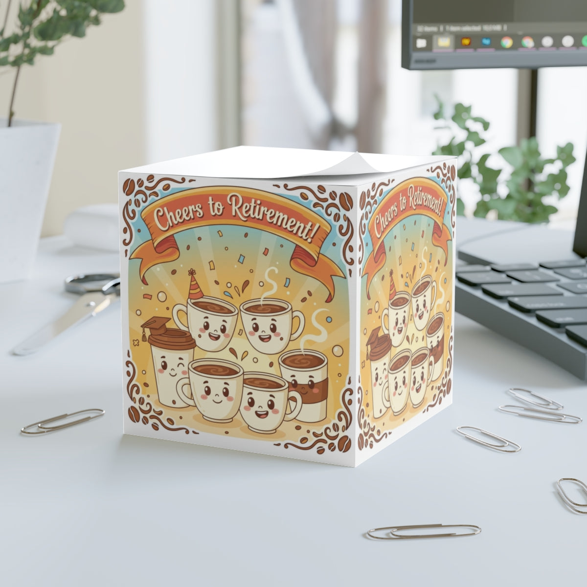 Cheers to Retirement Adorable Coffee Mug Design Box
