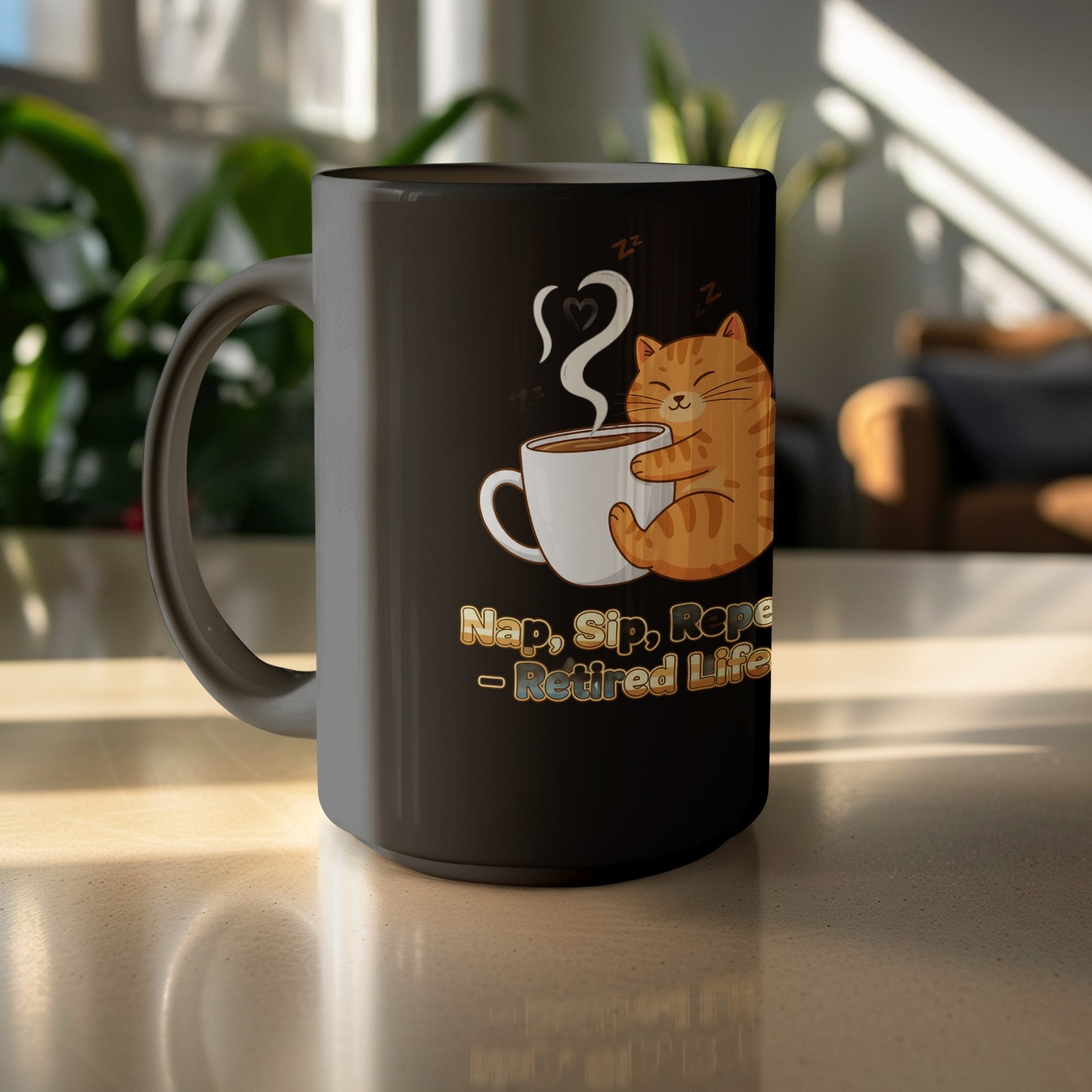 Nap Sip Repeat Retired Life Coffee Mug