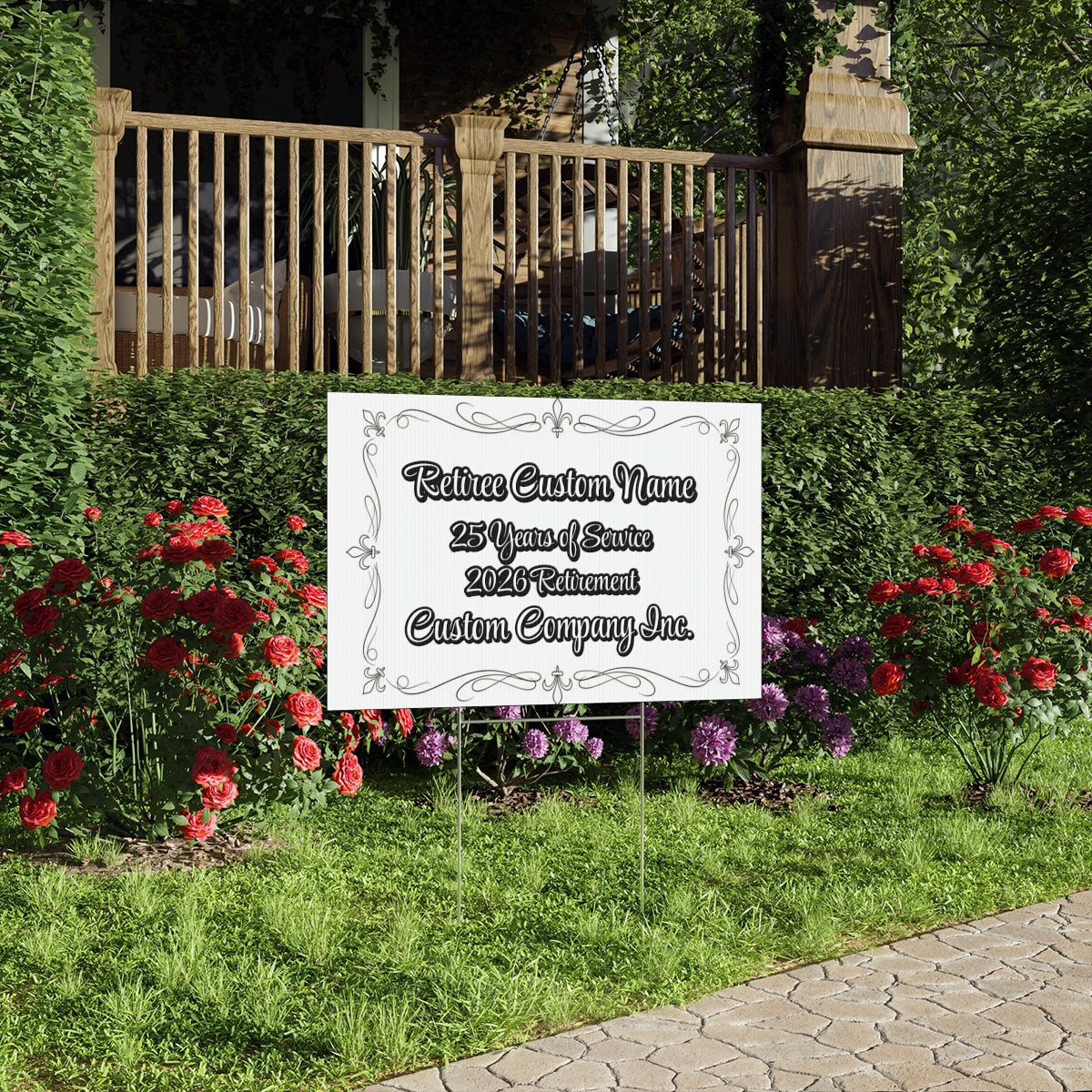 Retire Custom Name 2026 Retirement Sign product