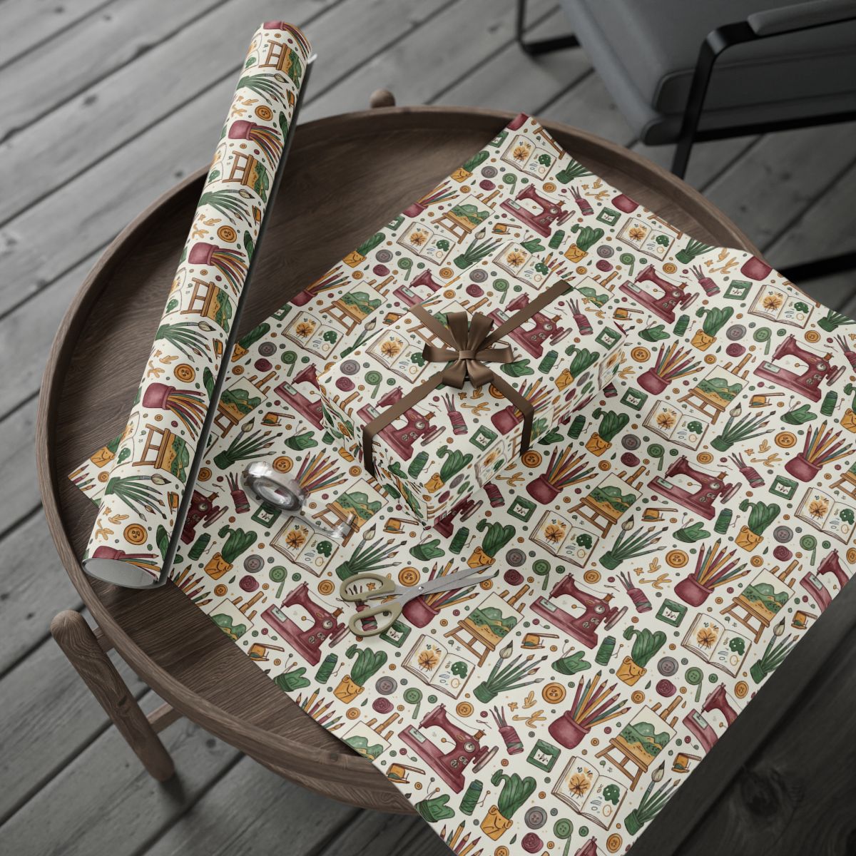 Colorful Festive Wrapping Paper with Unique Designs