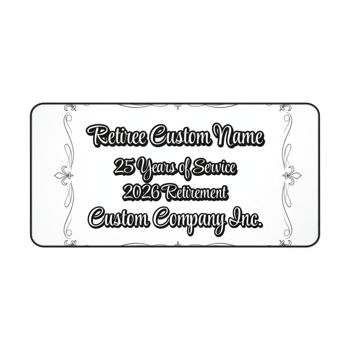 Elegant Personalized Retirement Recognition Gift