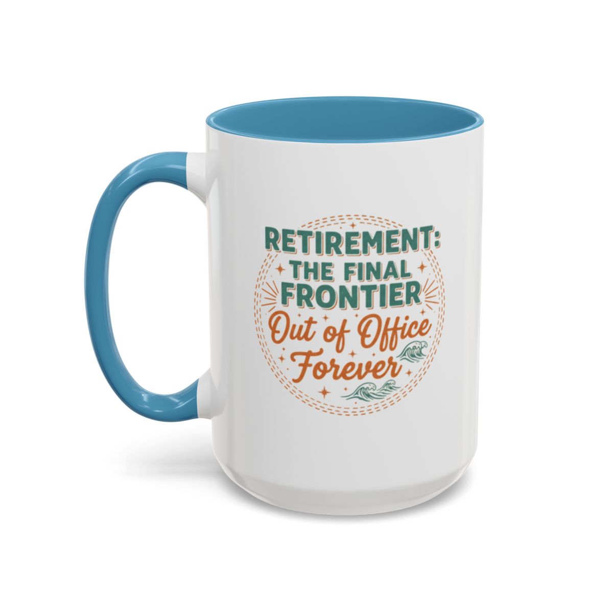 RETIREMENT THE FINAL FRONTIER | Out of Office Forever Gold Silver Black or Access Mugs - Retiree Gifts Retirement Party