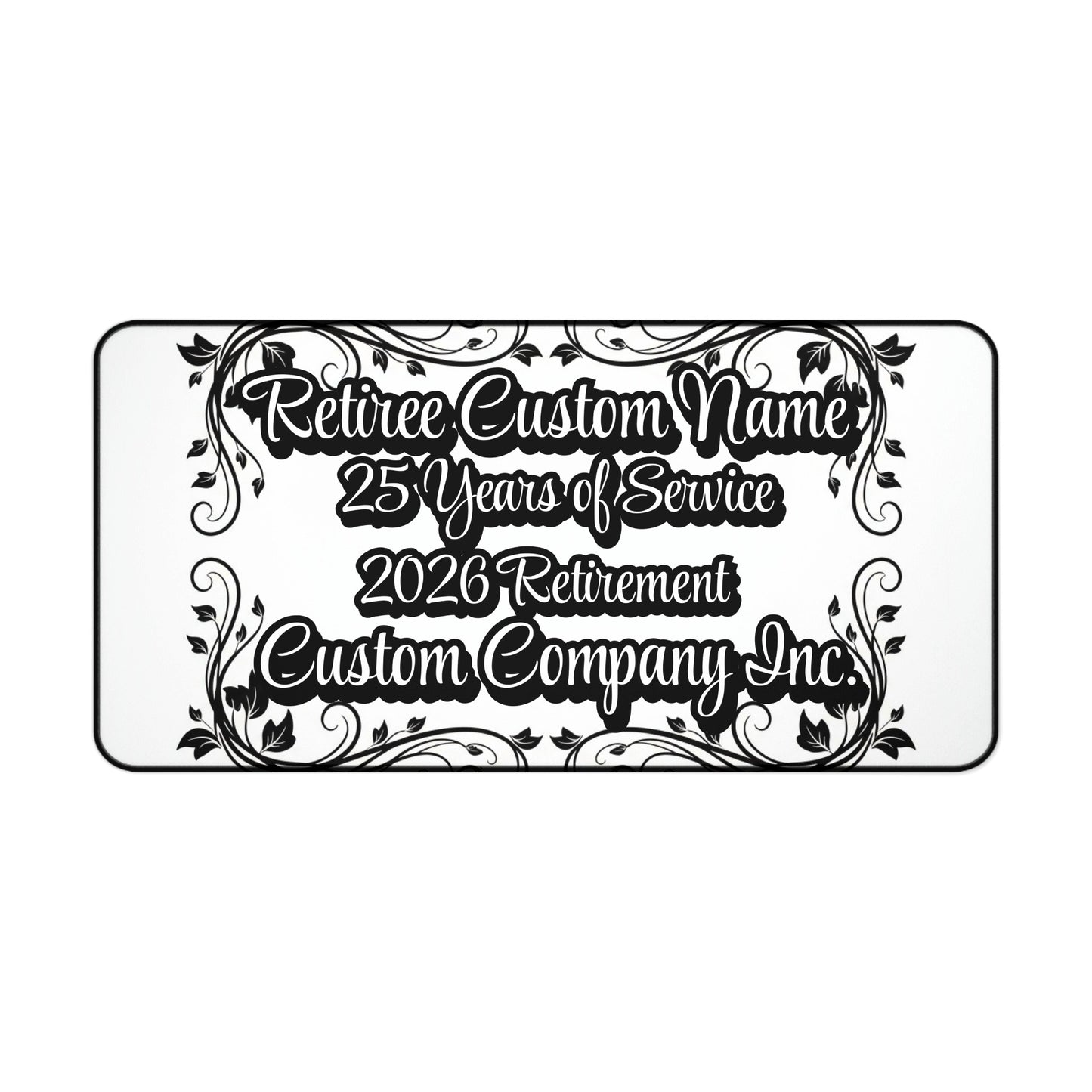 Retiree 25 Years of Service 2026 Retirement Custom Gift