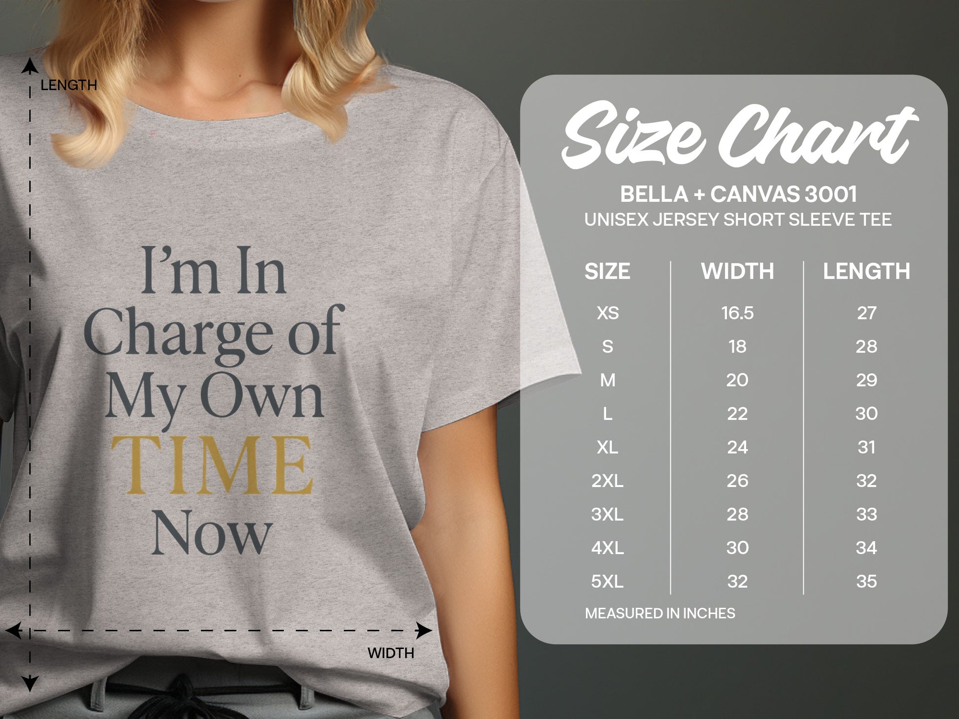 I'm In Charge of My Own Time Now | Retirement | Soft Color Bella T-Shirts - Retiree Gifts Retirement Party