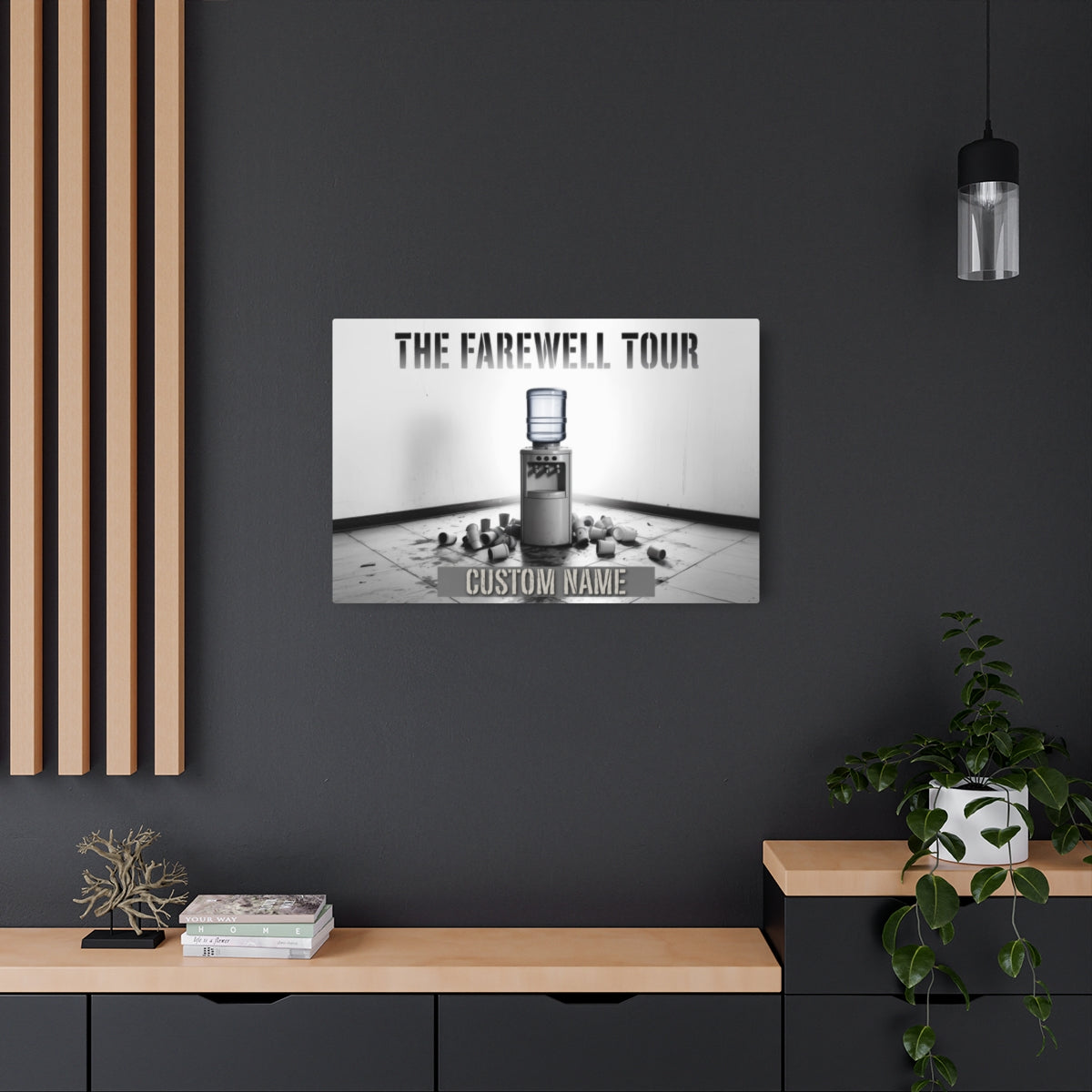 Personalized The Farewell Tour Water Cooler Metal Art Sign - Retiree Gifts Retirement Party