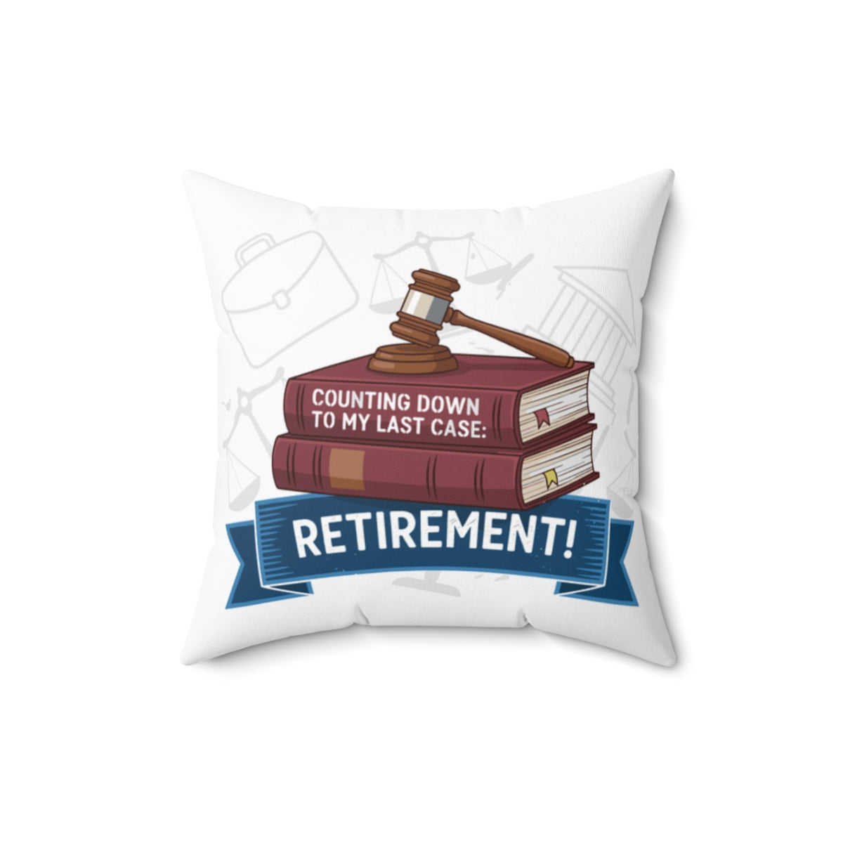 Counting Down Last Case Retirement Retirement Pillows & Pillow Cases - Retiree Gifts Retirement Party