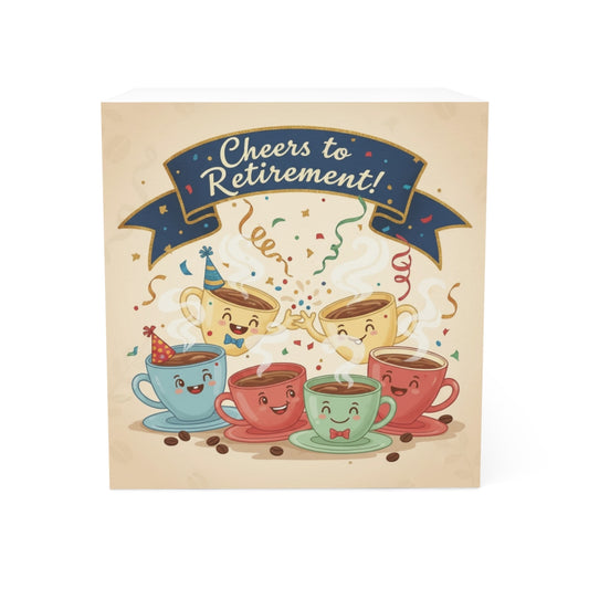 Cheers to Retirement Coffee Mug Design Box