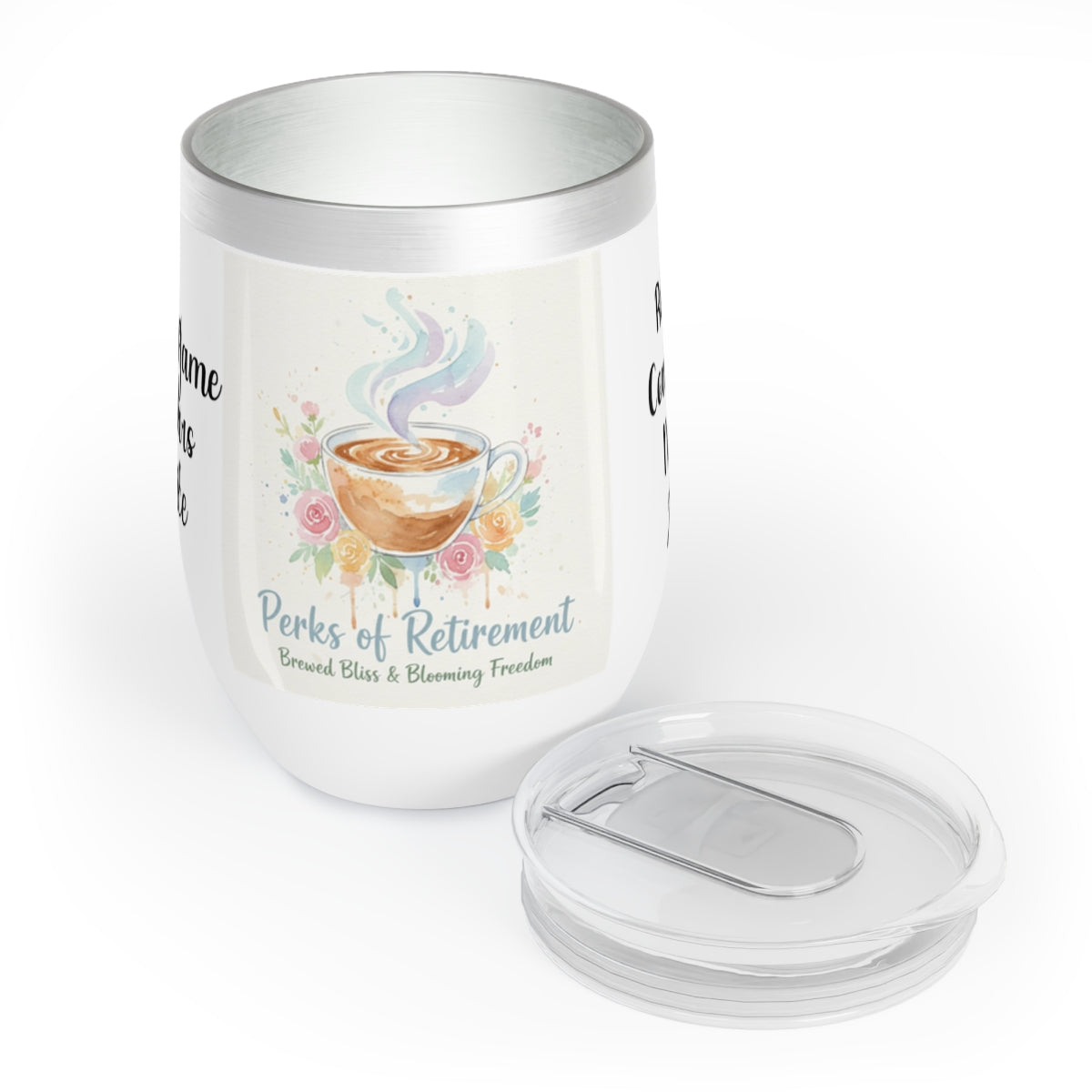Perks of Retirement Brewed Bliss Tumblers Gift Cup