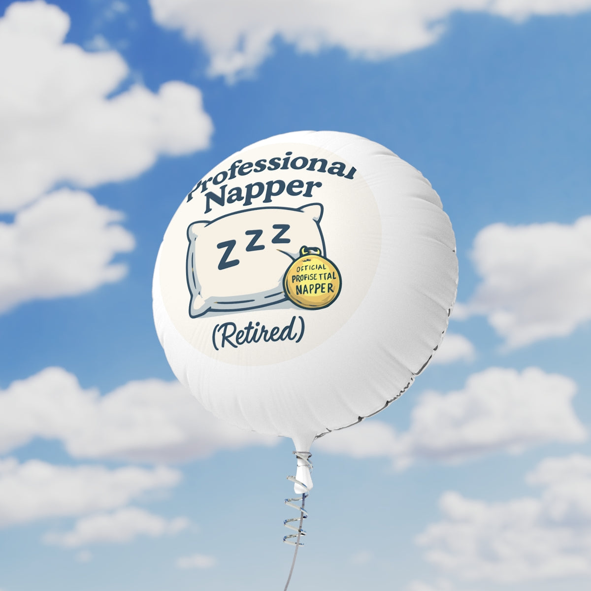 Professional Napper Retired | Official Profisettal Napper | Perfect retirement gifts Mylar Ballons 11in or 22in - Retiree Gifts Retirement Party