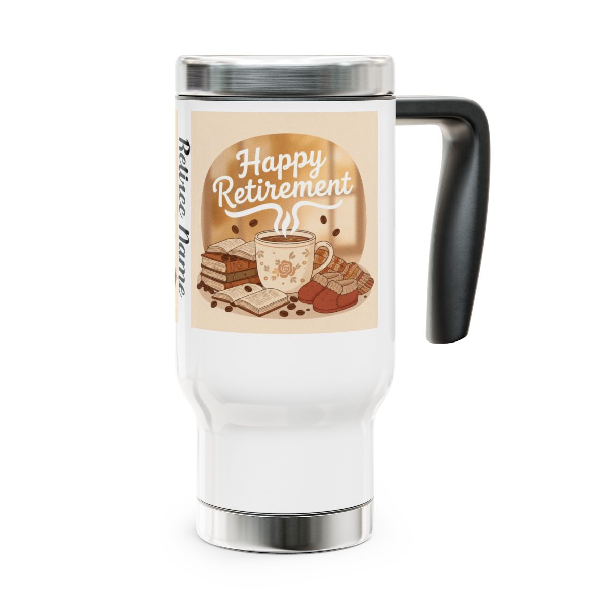 Happy Retirement Stainless Steel Travel Mug