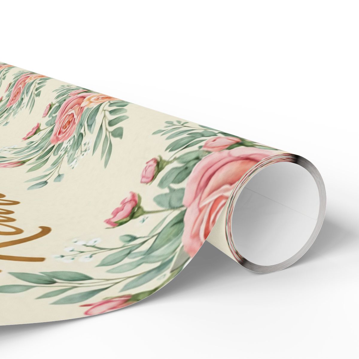 Floral Decorative Print Wrapping Paper Design for Gift