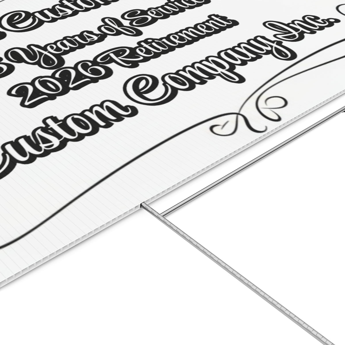 Custom Years of Service 2026 Retirement product