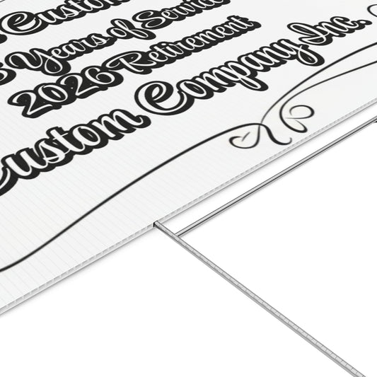 Custom Years of Service 2026 Retirement product