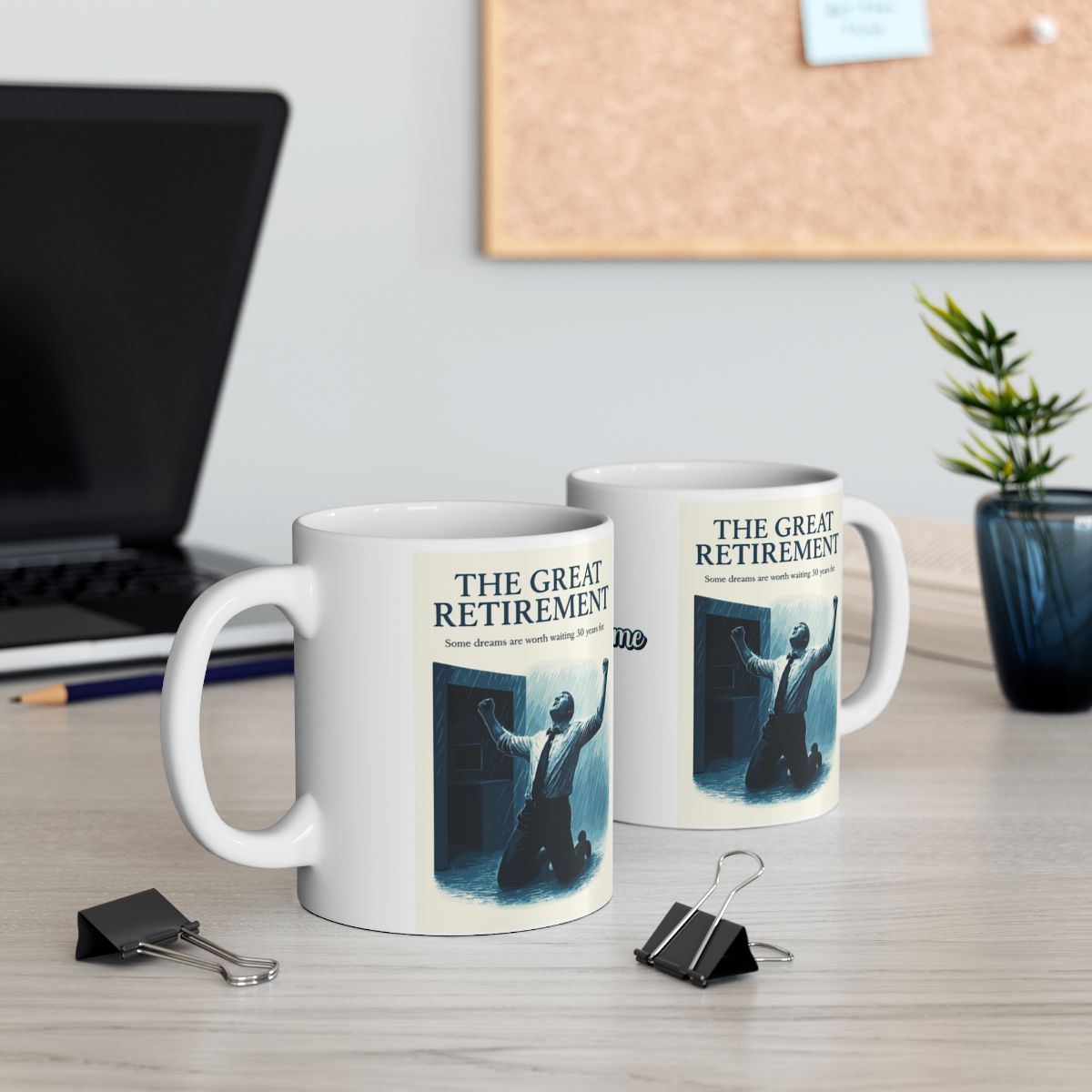 The Great Retirement Some Dreams Are Worth Waiting For | | Celebrate retirement milestones Personalized Microwavable Ceramic Mugs 11oz 15oz 20o - Retiree Gifts Retirement Party
