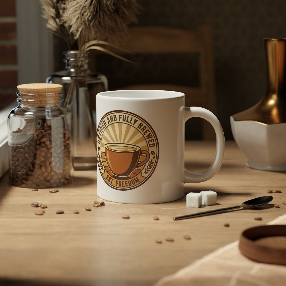 Brewed and Fully Brewed Est Freedom Mug