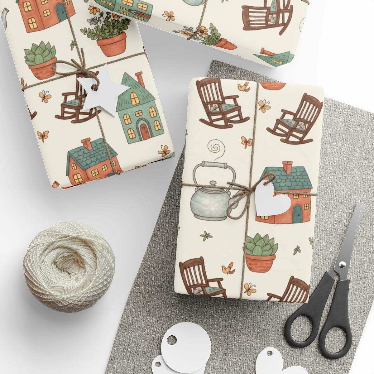 Handcrafted Illustrated Gift Wrap for All Occasions