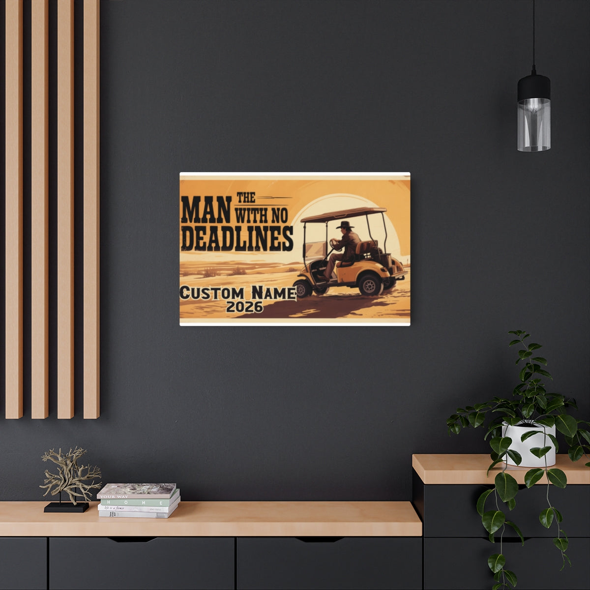 Personalized The Man with No Deadlines Retirement Metal Art Sign - Retiree Gifts Retirement Party