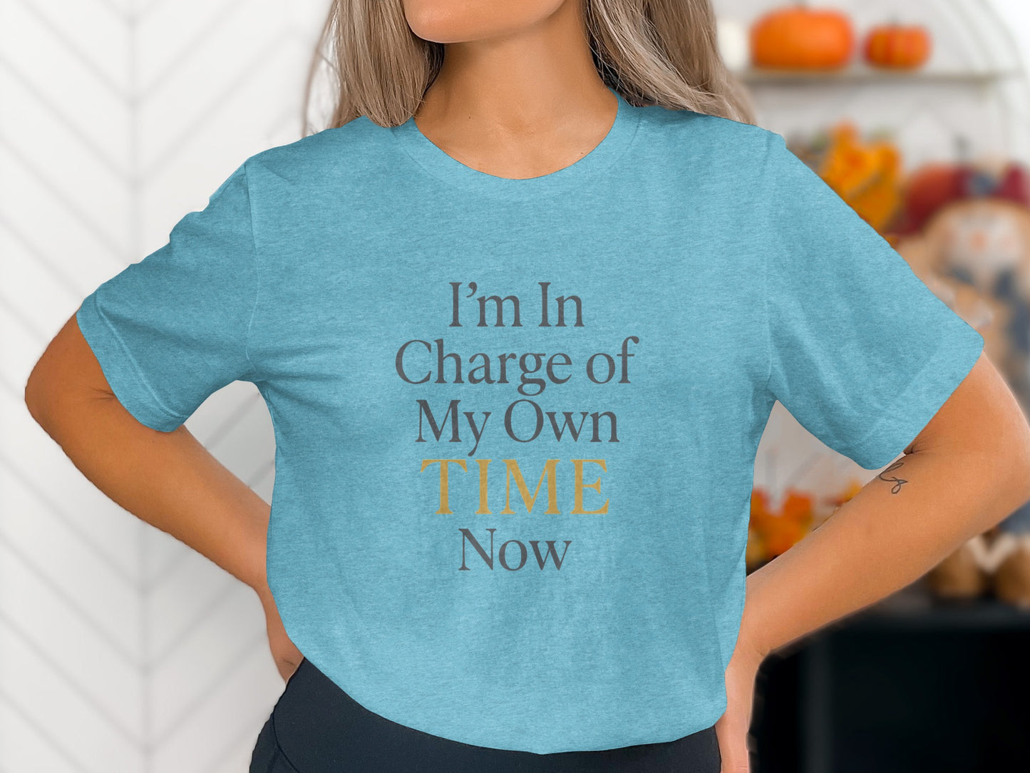 I'm In Charge of My Own Time Now | Retirement | Soft Color Bella T-Shirts - Retiree Gifts Retirement Party