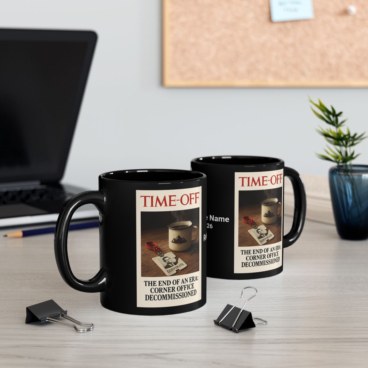 Time-Off The End Of An Era Office Decommissioned Mug