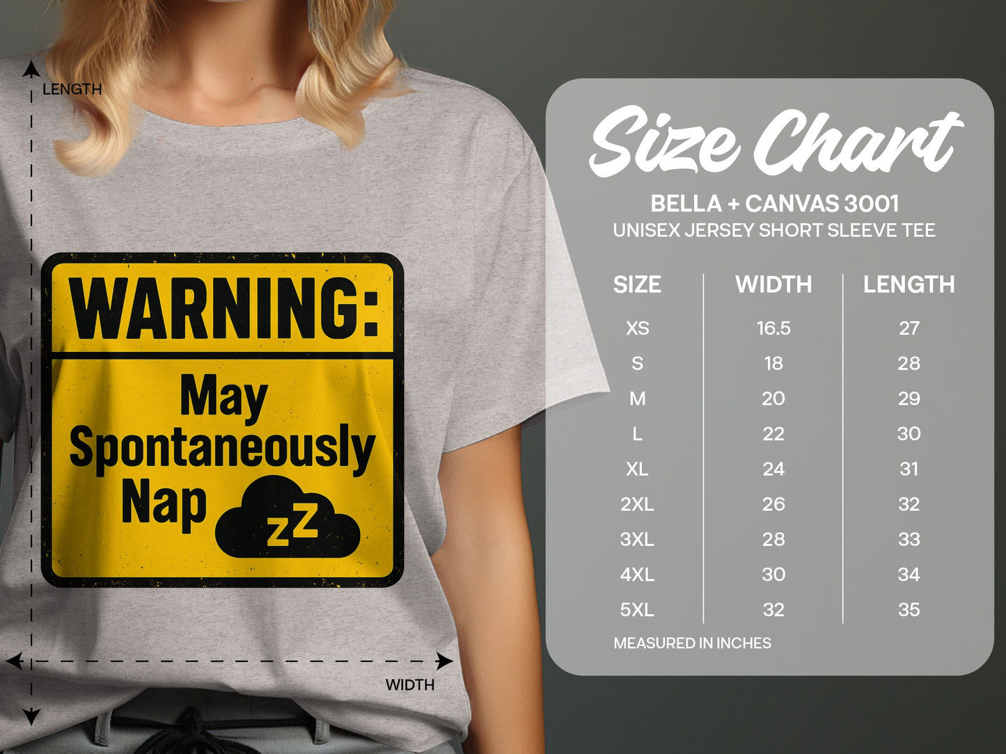 Warning May Spontaneously Nap Funny | A Caution | Retirement Personalized Soft Color Bella T-Shirts - Retiree Gifts Retirement Party
