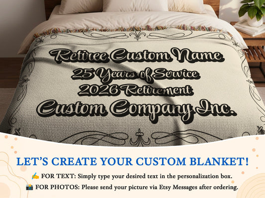 25 Years of Service 2026 Retirement Blanket product