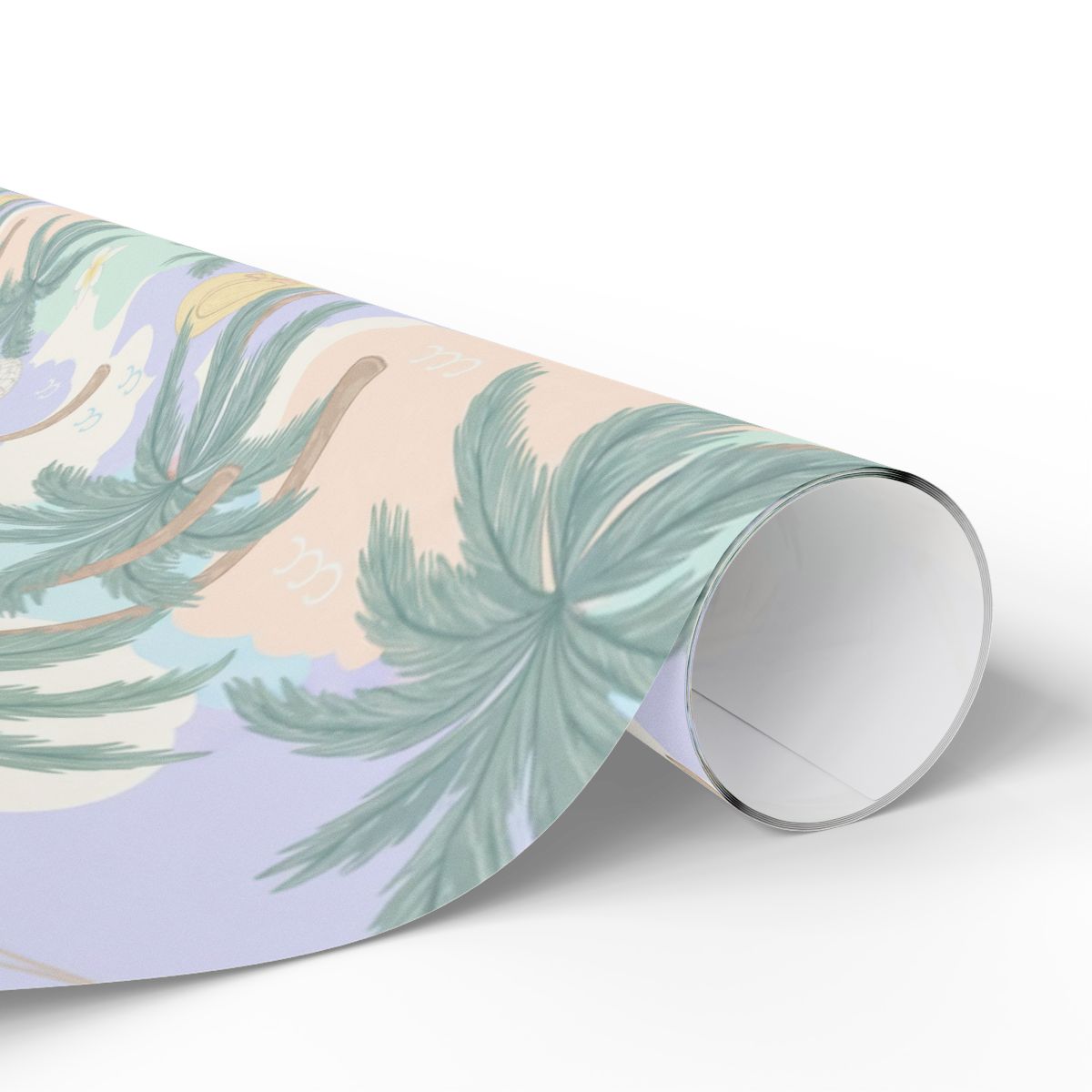 Tropical Palm Trees Artistic Design Wrapping Paper