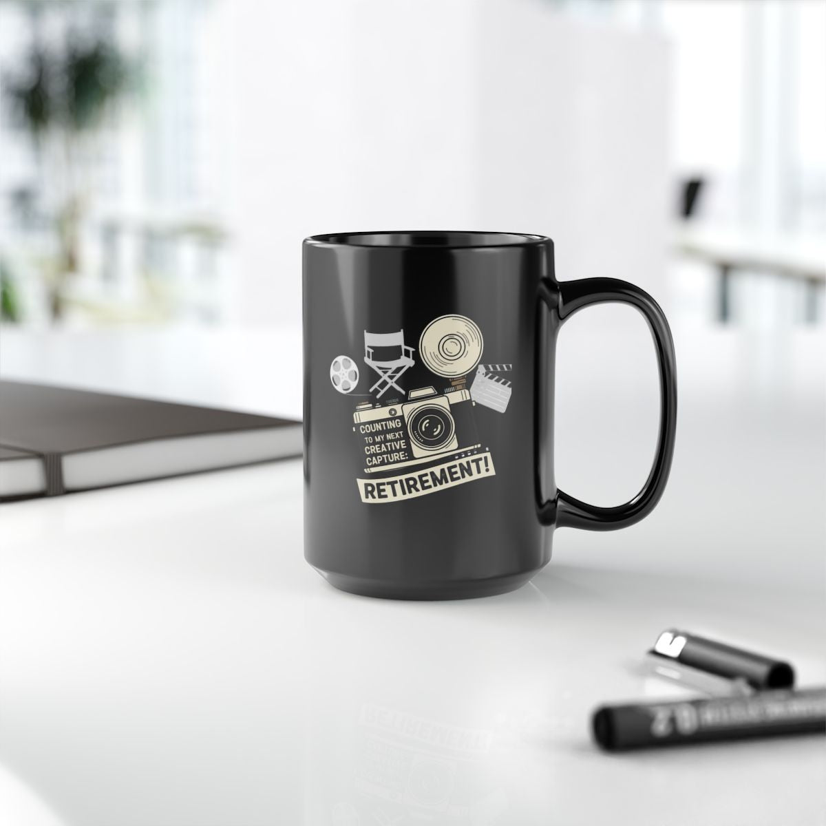 Counting to My Next Creative Capture | Retirement Gold Silver Black or Access Mugs - Retiree Gifts Retirement Party