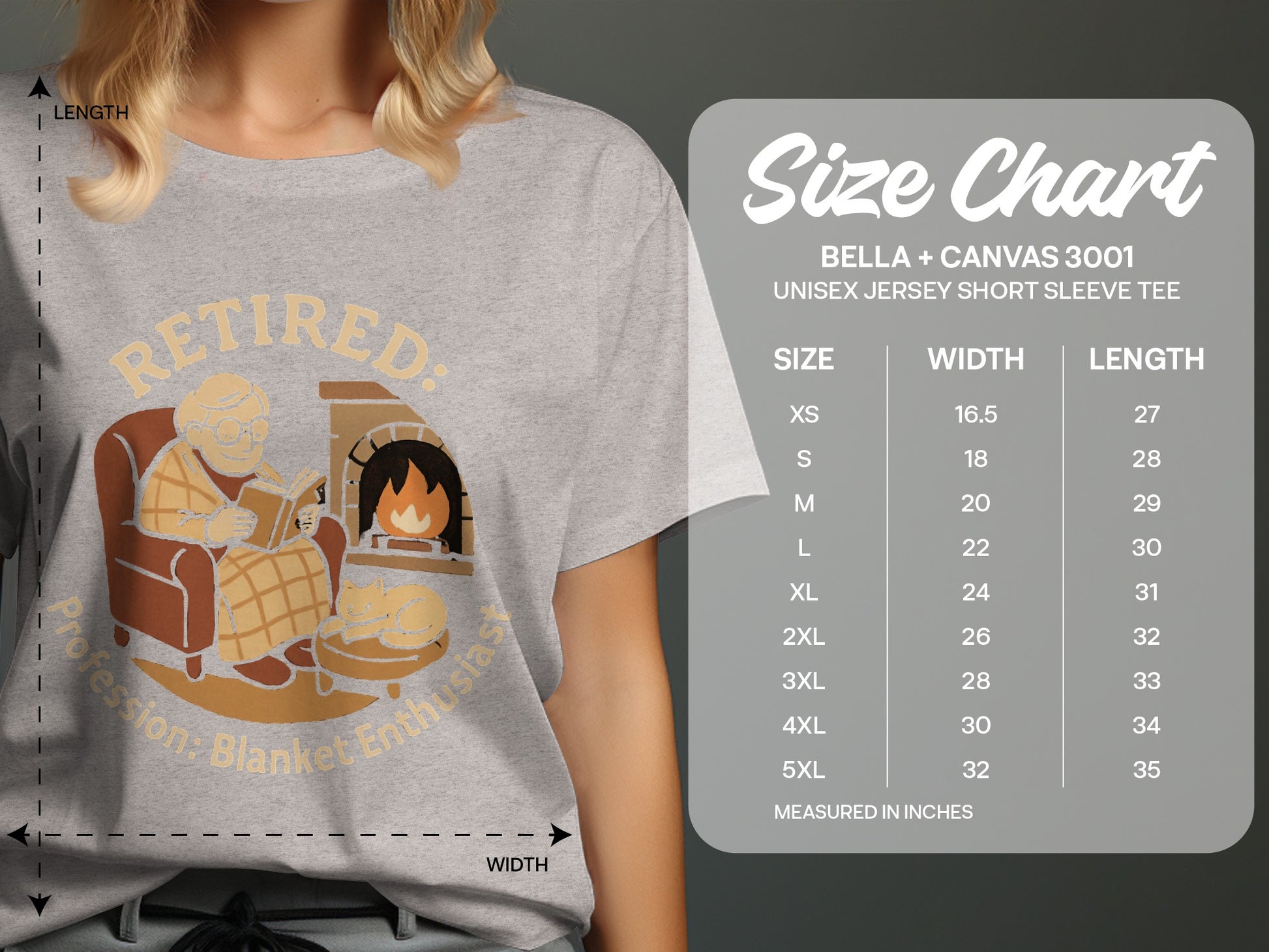 Retired Profession Blanket Enthusiast | Personalized | Perfect Soft Color Bella T-Shirts - Retiree Gifts Retirement Party