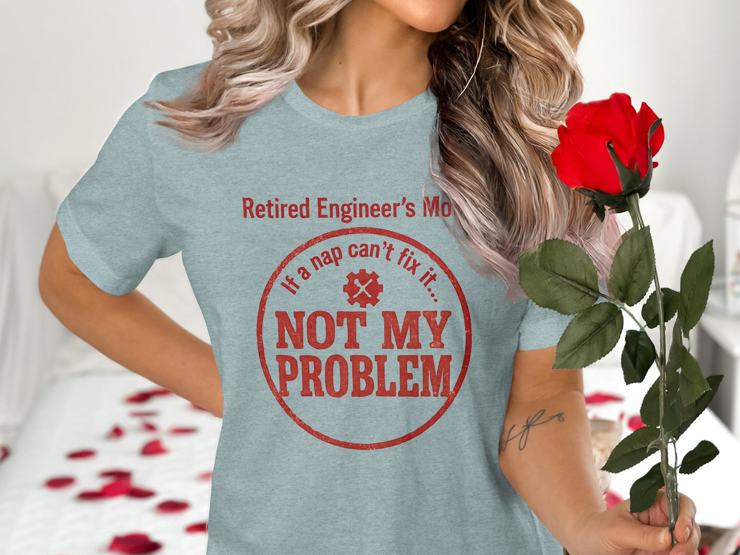 Not My Problem | If a nap cant fix it | Celebrate retirement Soft Color Bella T-Shirts - Retiree Gifts Retirement Party